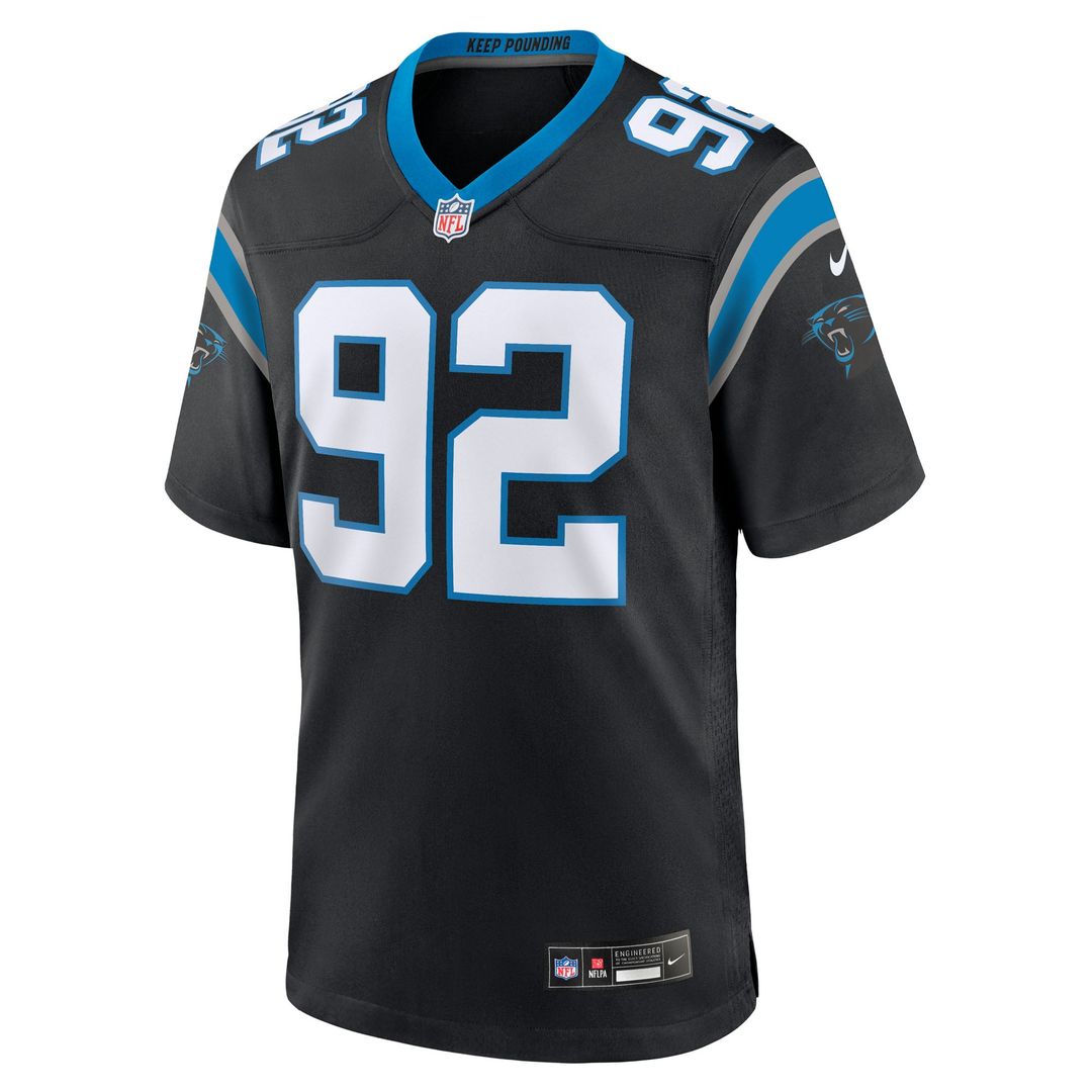 Carolina Panthers Cam Jackson Nike Black Team Game Jersey - product image 2
