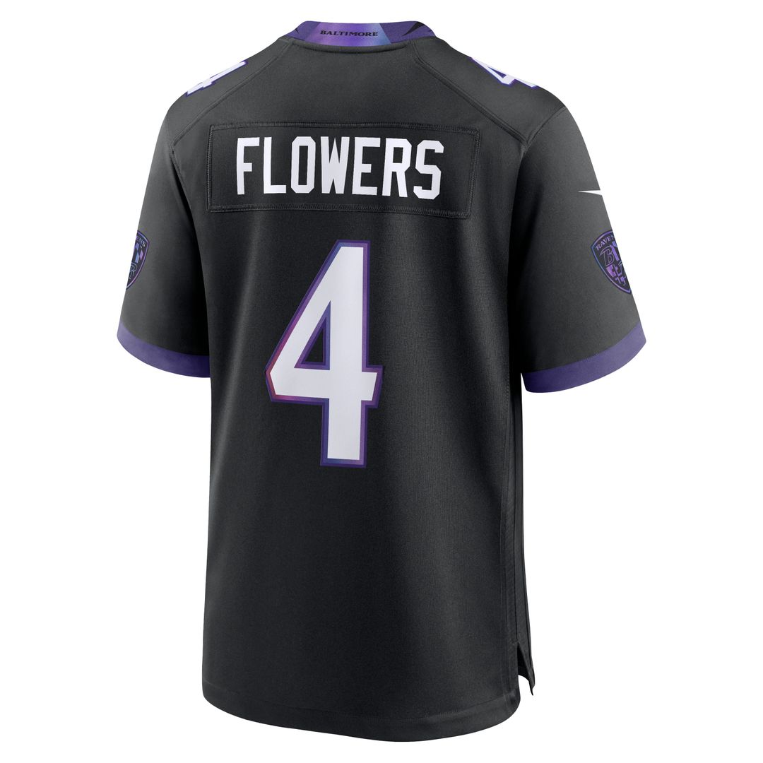 Baltimore Ravens Zay Flowers Nike Purple Alternate Game Jersey - product image 9