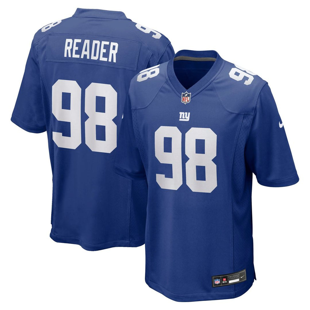 New York Giants D.J. Reader Nike Royal Game Jersey - product image 1