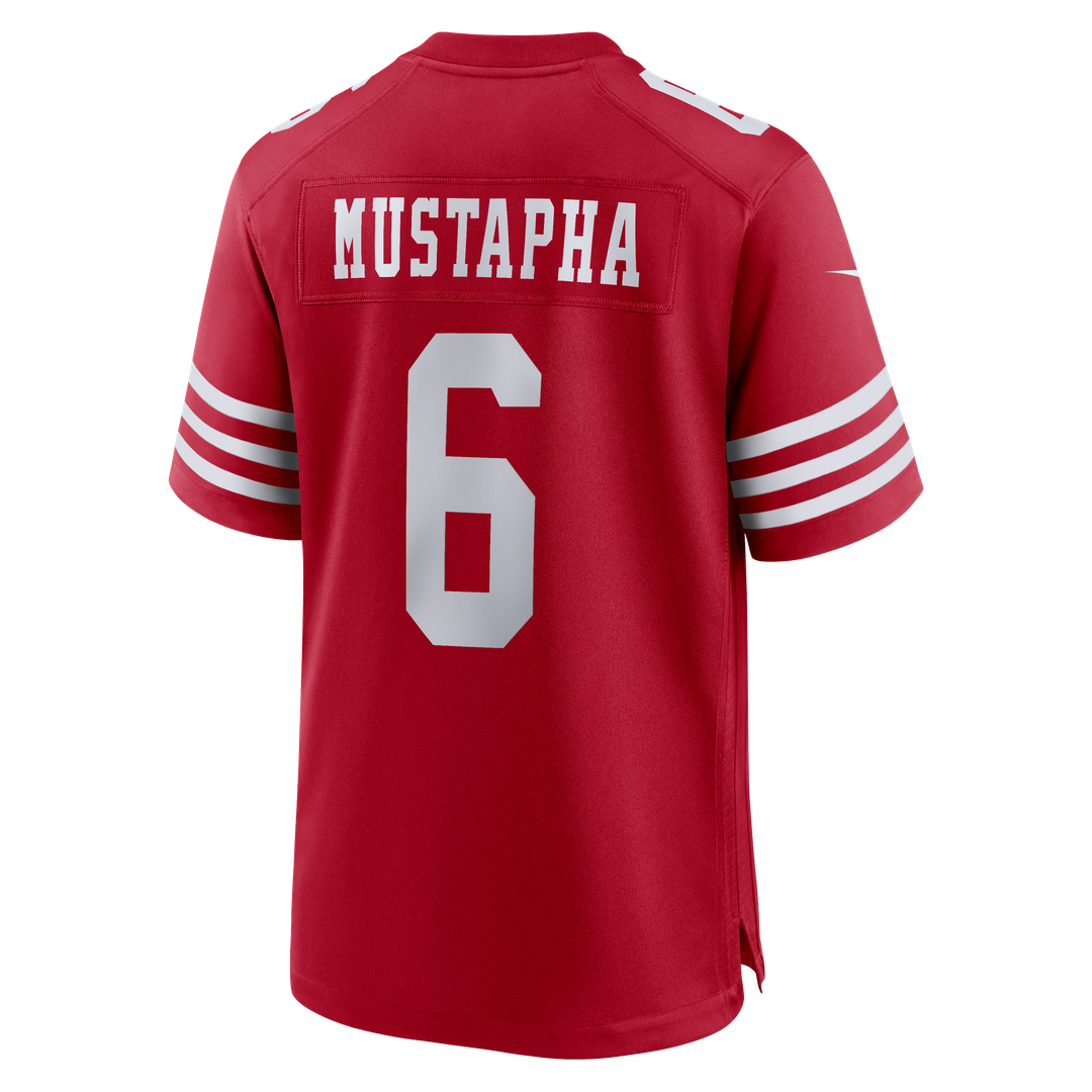 San Francisco 49ers Malik Mustapha Nike Scarlet Game Jersey - product image 3