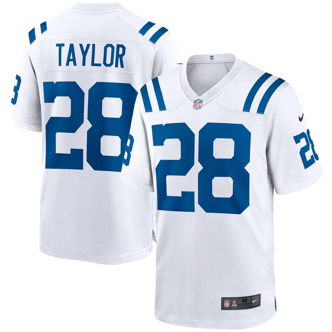 Indianapolis Colts Jonathan Taylor Nike White Game Jersey - product image 1