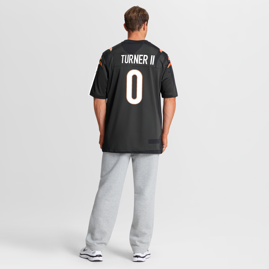 Cincinnati Bengals DJ Turner II Nike Black Team Game Jersey - product image 3