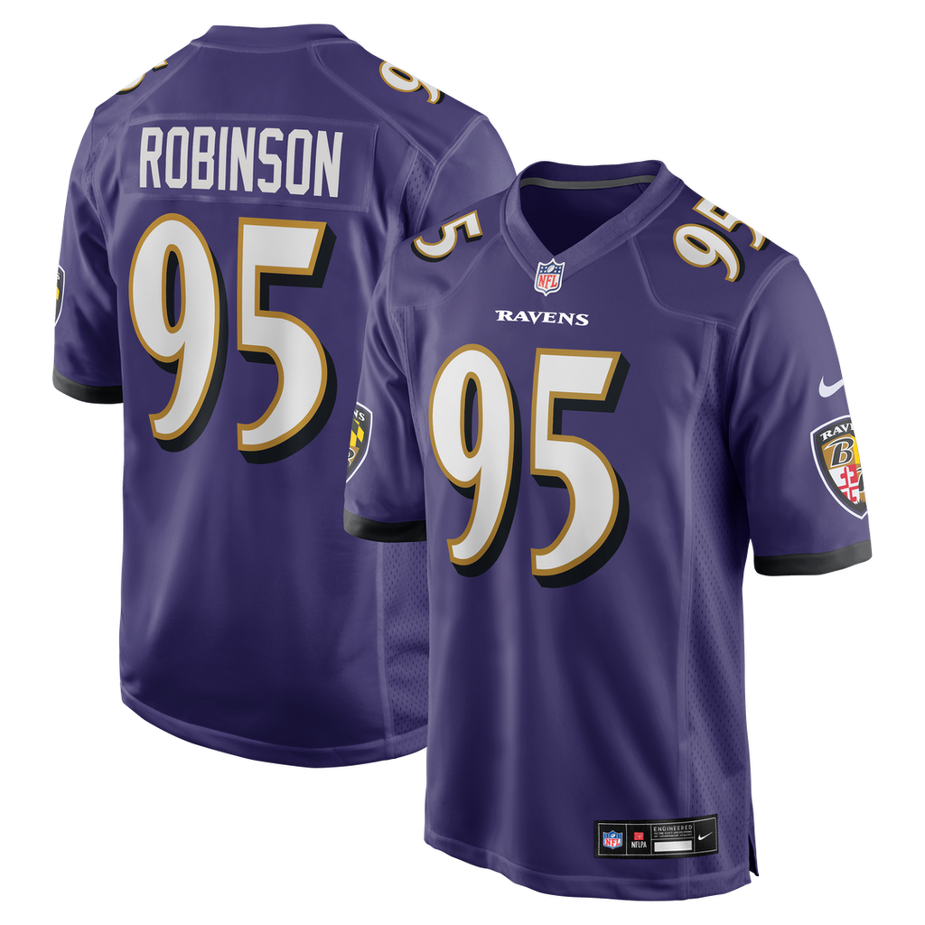 Baltimore Ravens Tavius Robinson Nike Purple Team Game Jersey - product image 1