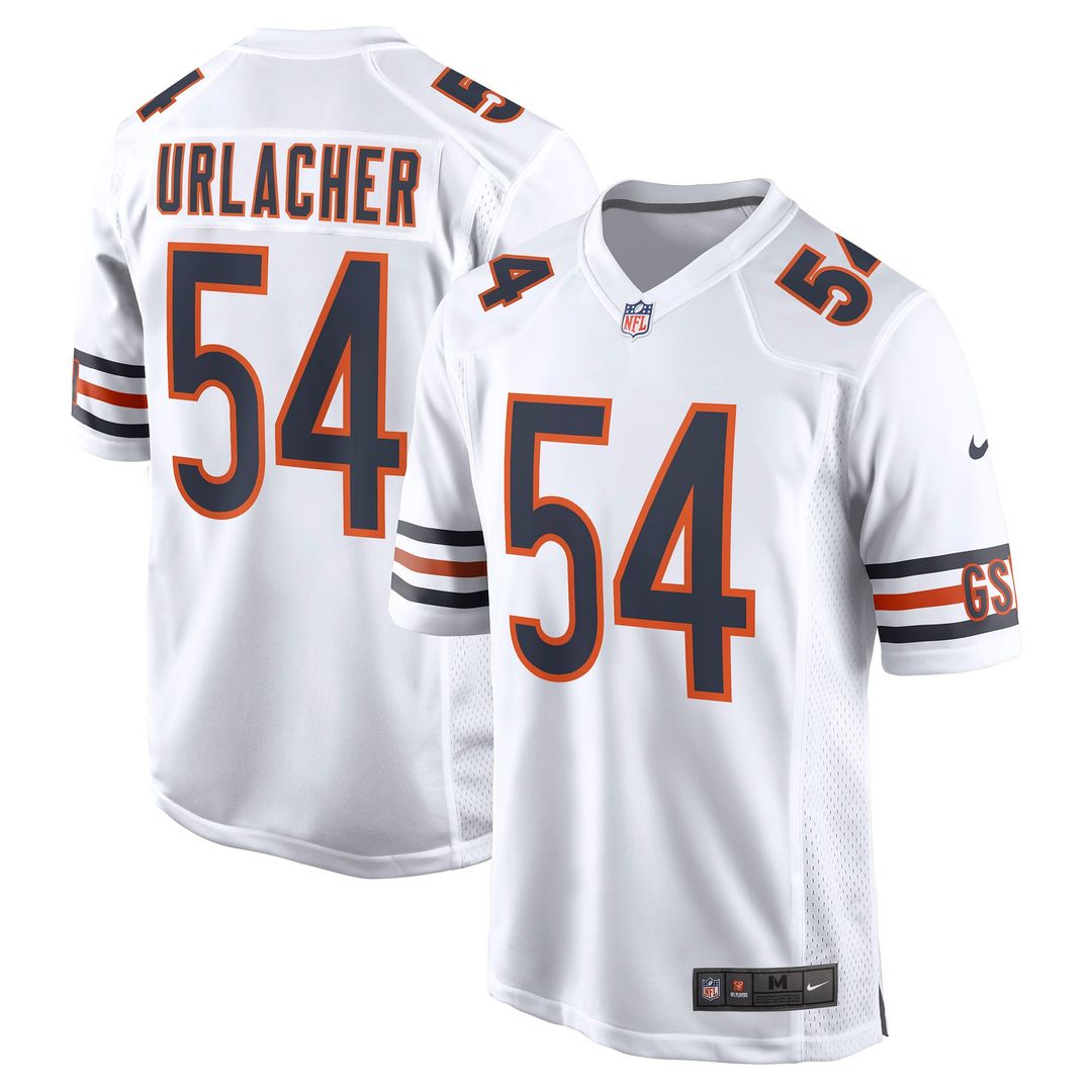 Chicago Bears Brian Urlacher Nike White Retired Player Game Jersey - product image 1