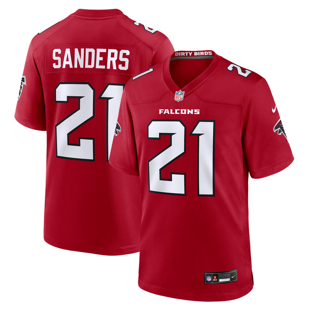 Atlanta Falcons Deion Sanders Nike Red Retired Player Game Jersey - product image 1