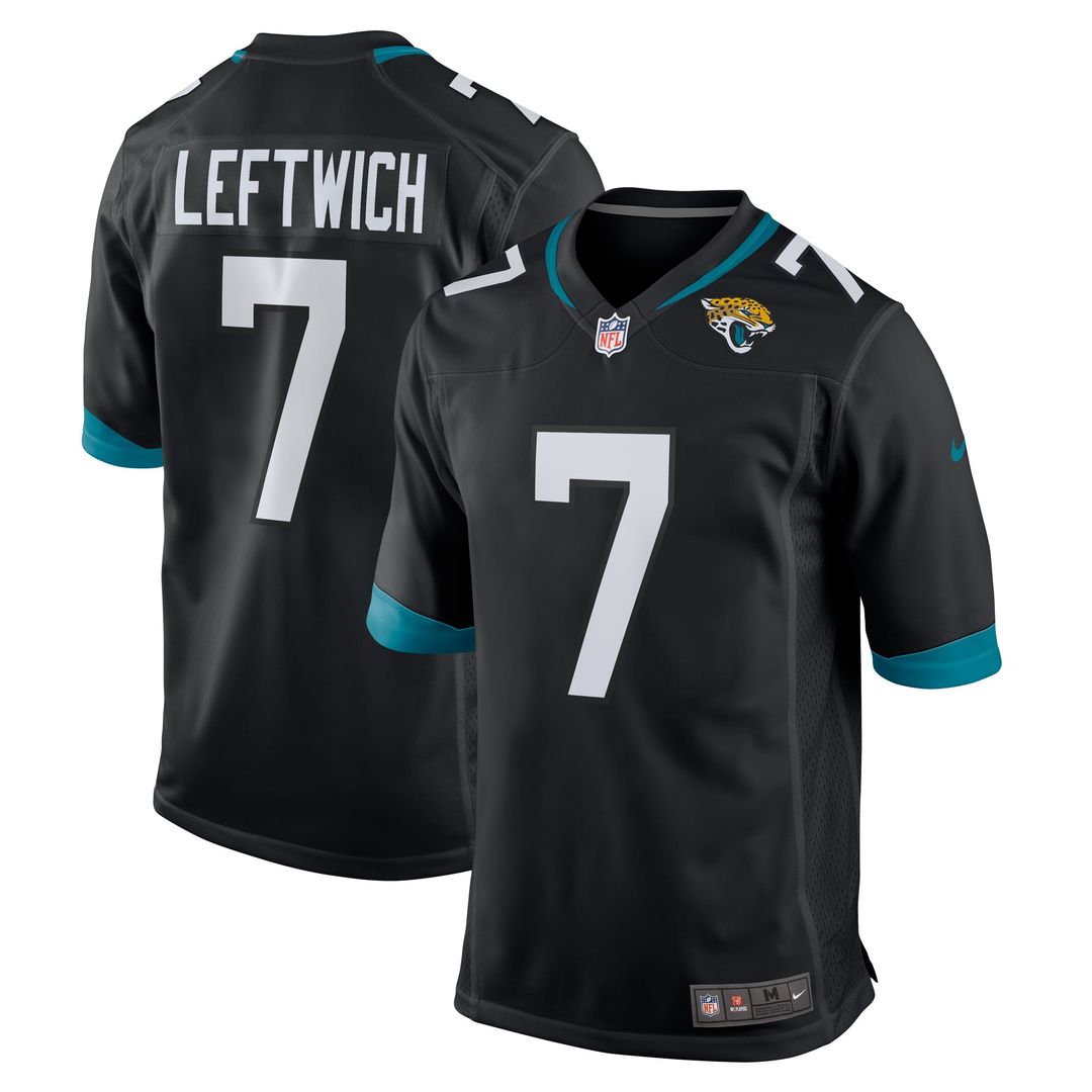 Jacksonville Jaguars Byron Leftwich Nike Black Retired Player Alternate Game Jersey - product image 1