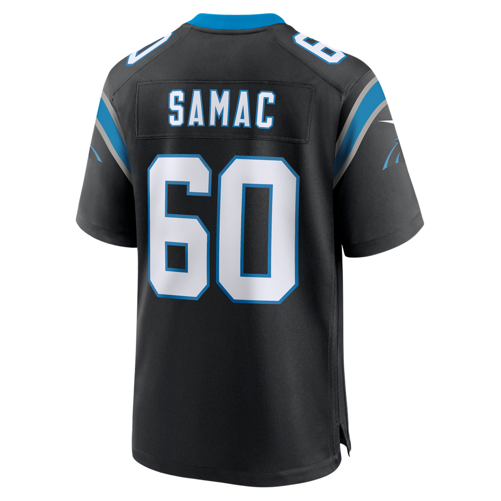 Carolina Panthers Nick Samac Nike Black Team Game Jersey - product image 3