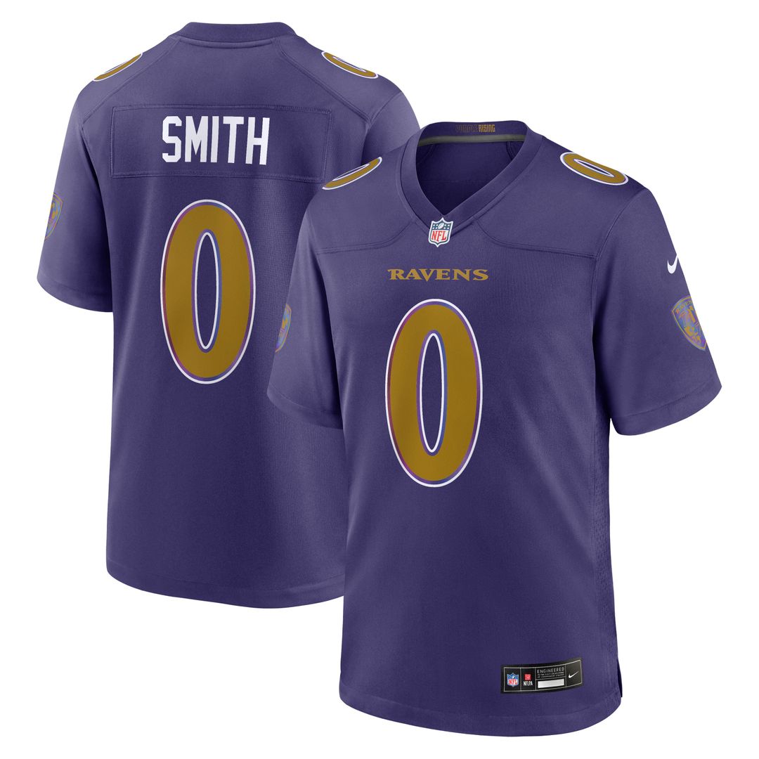 Baltimore Ravens Roquan Smith Nike Purple Alternate Game Jersey - product image 1