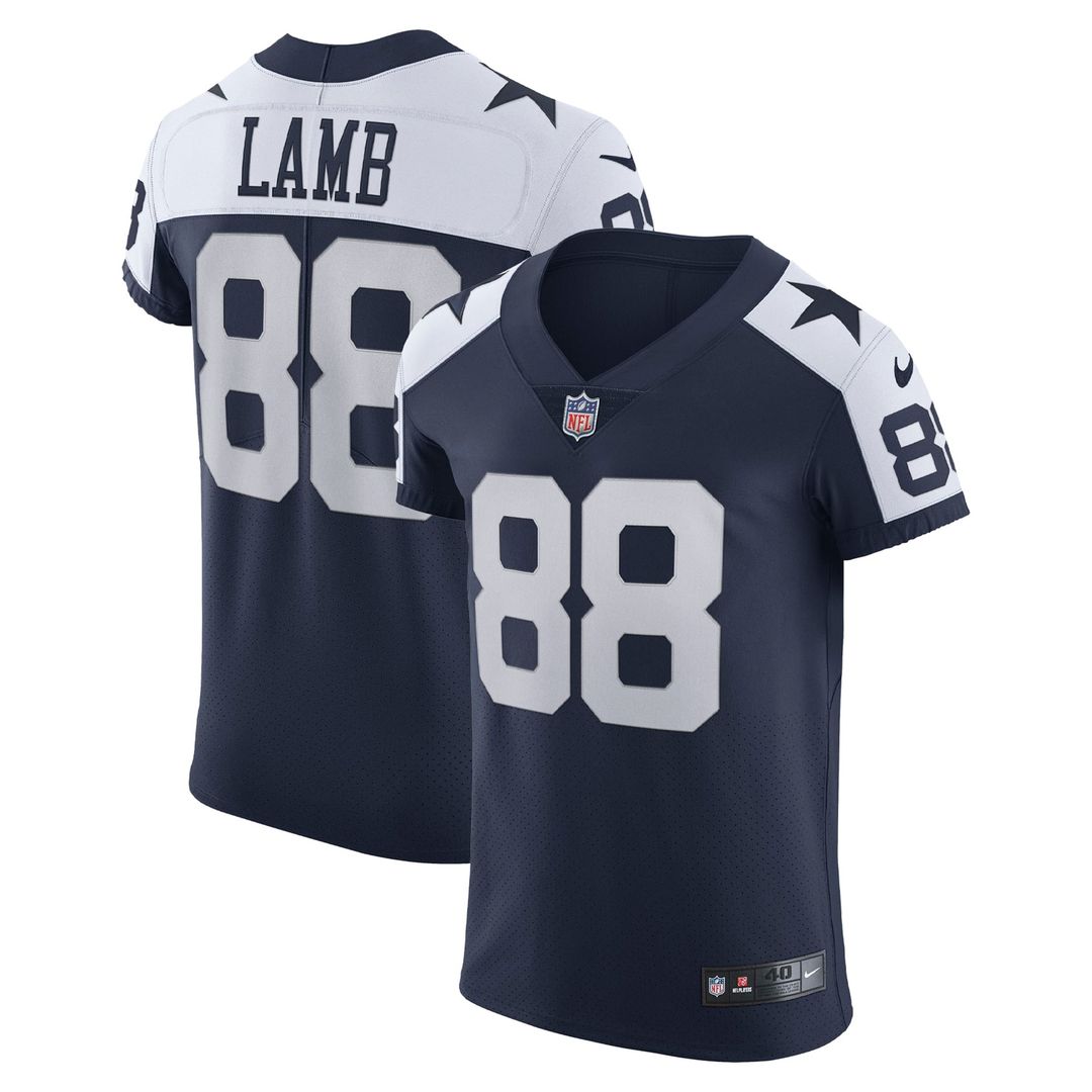 Dallas Cowboys CeeDee Lamb Nike Navy Alternate Vapor Elite Jersey - product image 1