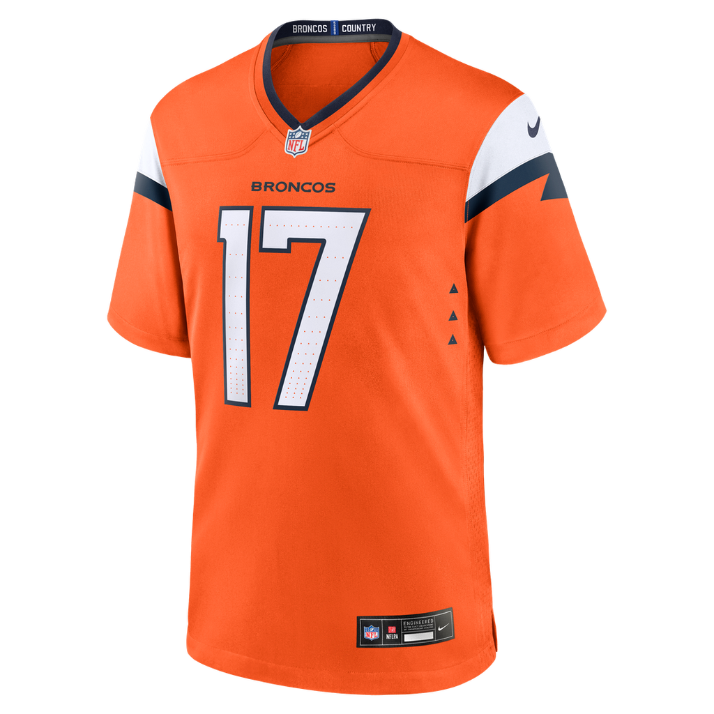 Denver Broncos Jaylen Waddle Nike Orange Game Jersey - product image 2