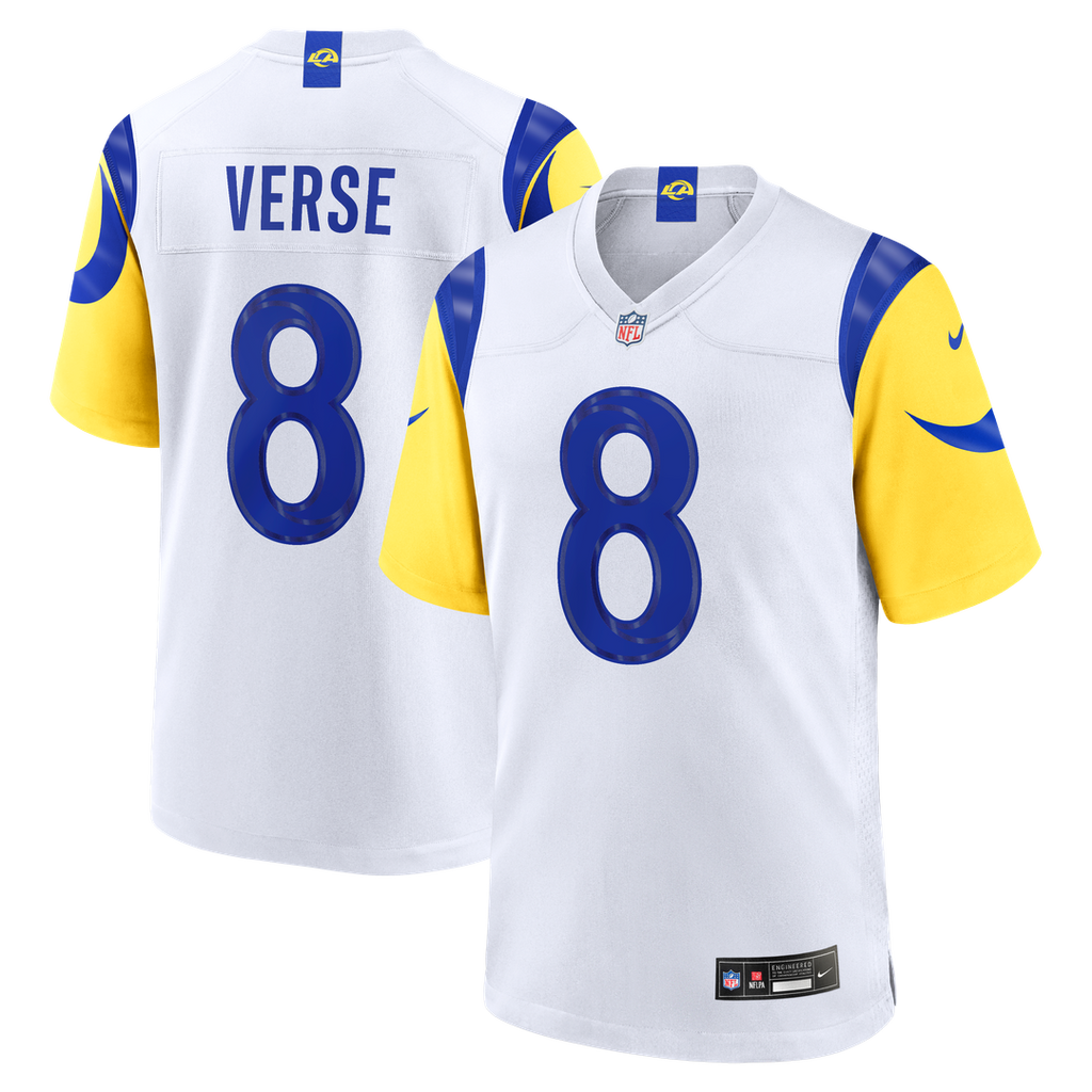 Los Angeles Rams Jared Verse Nike White White Game Player Jersey - product image 1