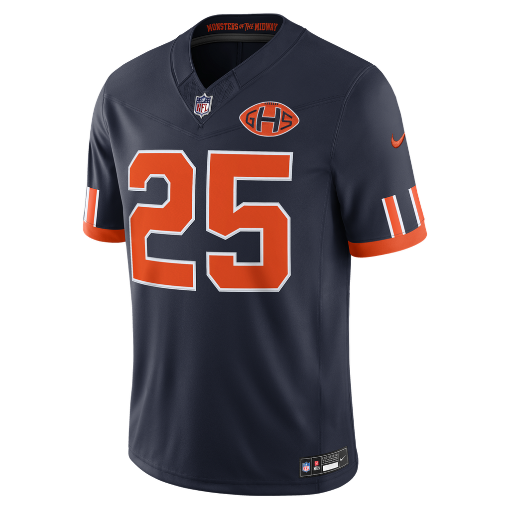 Chicago Bears Kyle Monangai Nike Navy 2026 Rivalries Collection Stitched Limited Jersey - product image 2