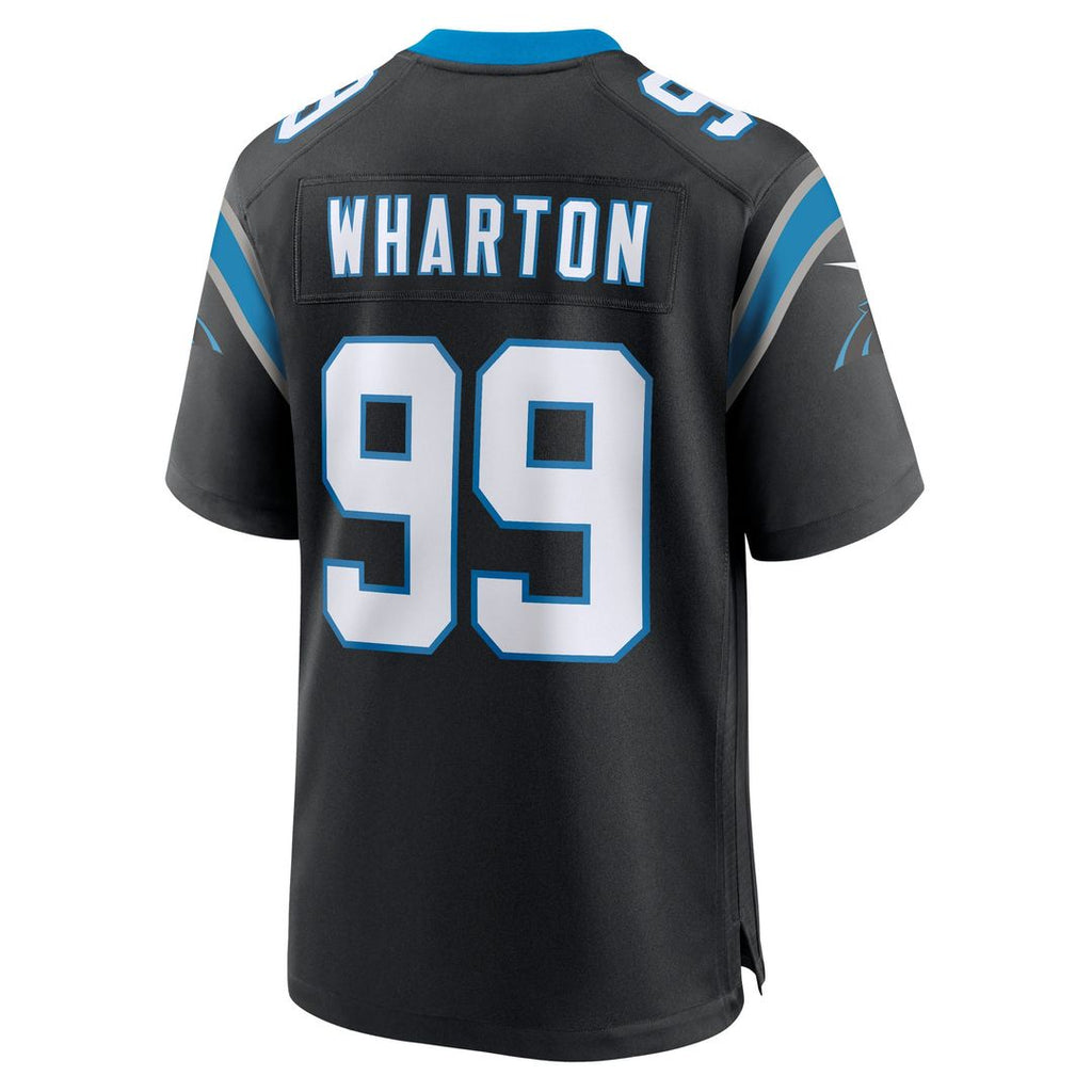 Carolina Panthers Tershawn Wharton Nike Black Team Game Jersey - product image 3