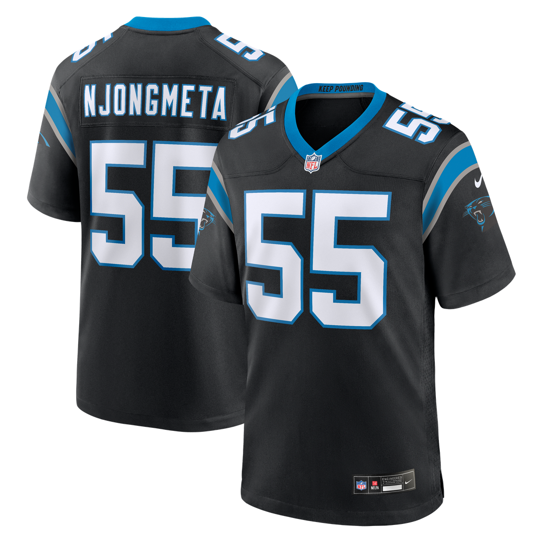 Carolina Panthers Maema Njongmeta Nike Black Team Game Jersey - product image 1