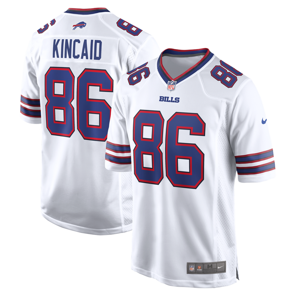 Buffalo Bills Dalton Kincaid Nike White Game Jersey - product image 4