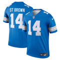Detroit Lions Amon-Ra St. Brown Nike Blue Legend Player Performance Top - product image 4