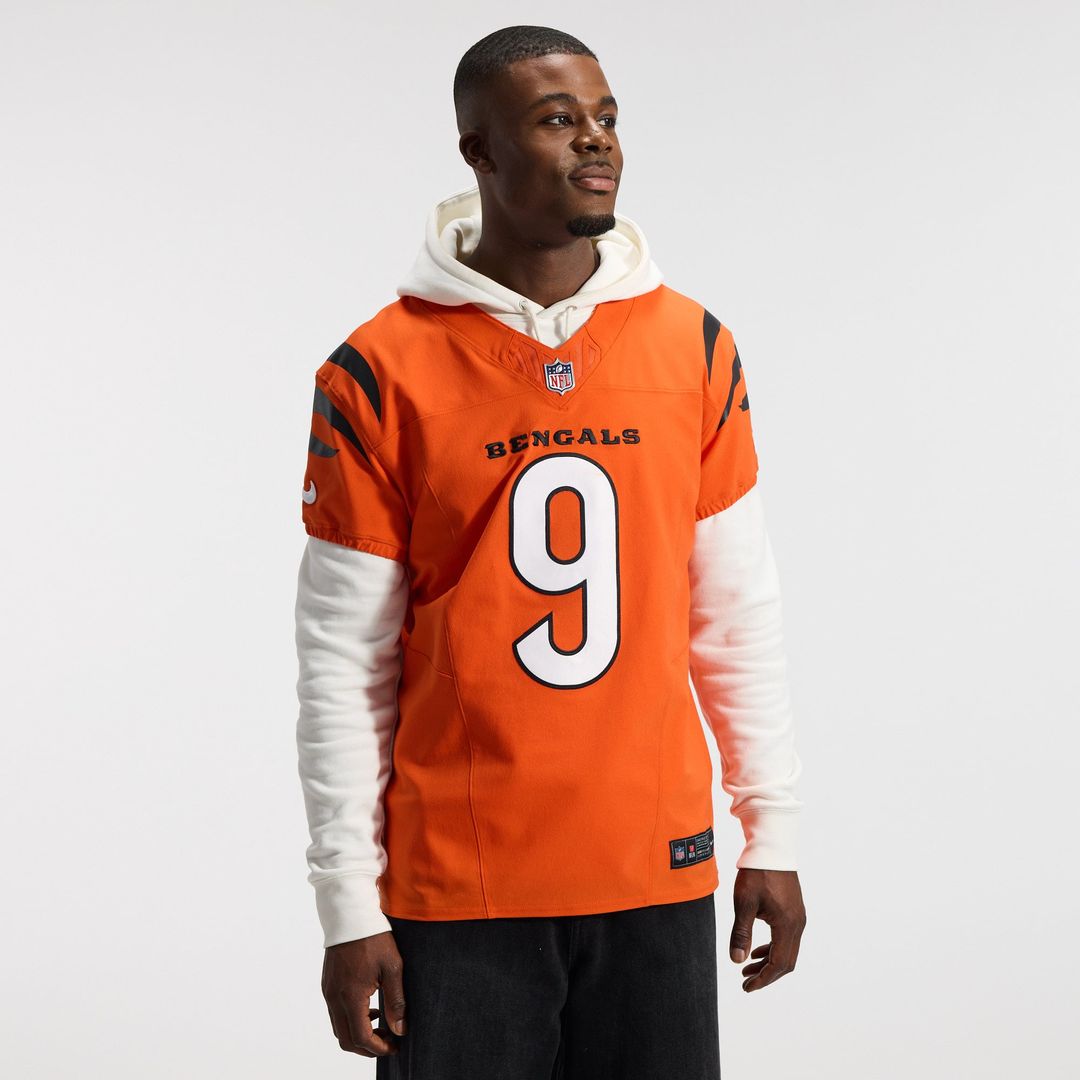 Cincinnati Bengals Joe Burrow Nike Orange Team Vapor F.U.S.E. Elite Jersey - product image 3
