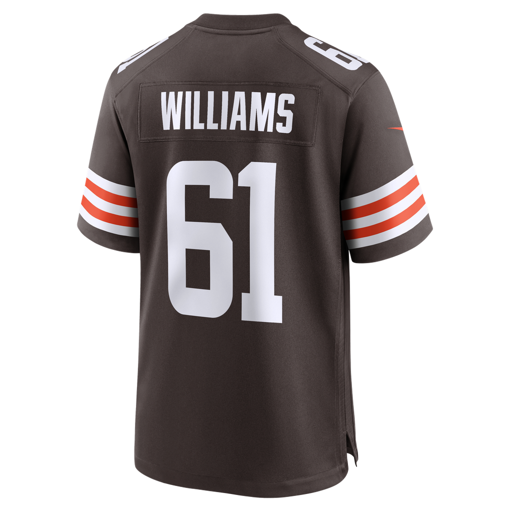 Cleveland Browns Chris Williams Nike Brown Team Game Jersey - product image 5