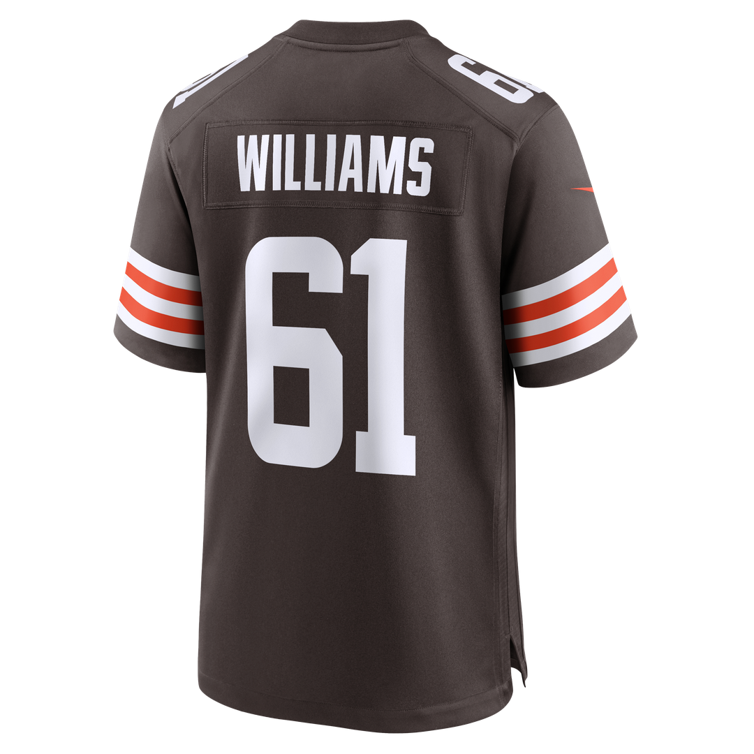 Cleveland Browns Chris Williams Nike Brown Team Game Jersey - product image 5