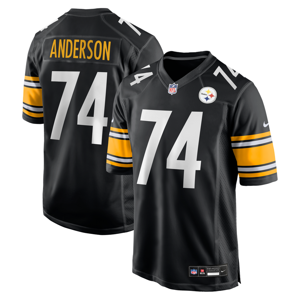 Pittsburgh Steelers Spencer Anderson Nike Black Game Jersey - product image 1