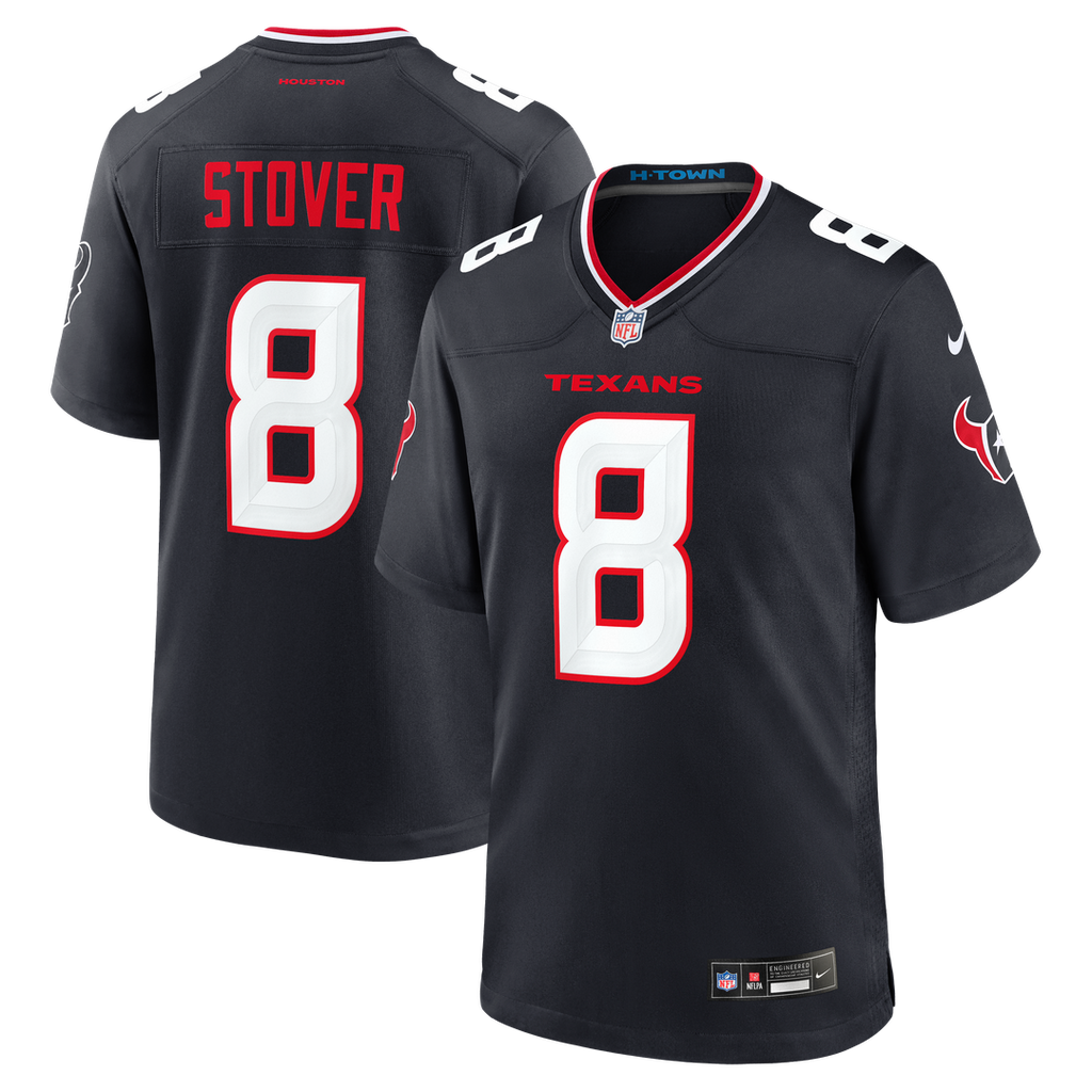 Houston Texans Cade Stover Nike Navy Team Game Jersey - product image 1