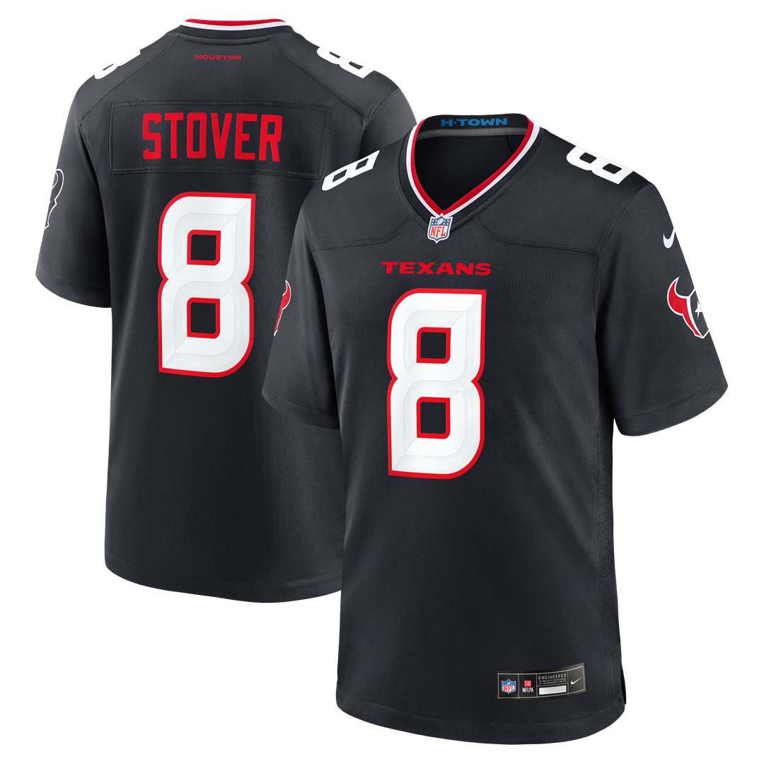 Houston Texans Cade Stover Nike Navy Team Game Jersey - product image 1