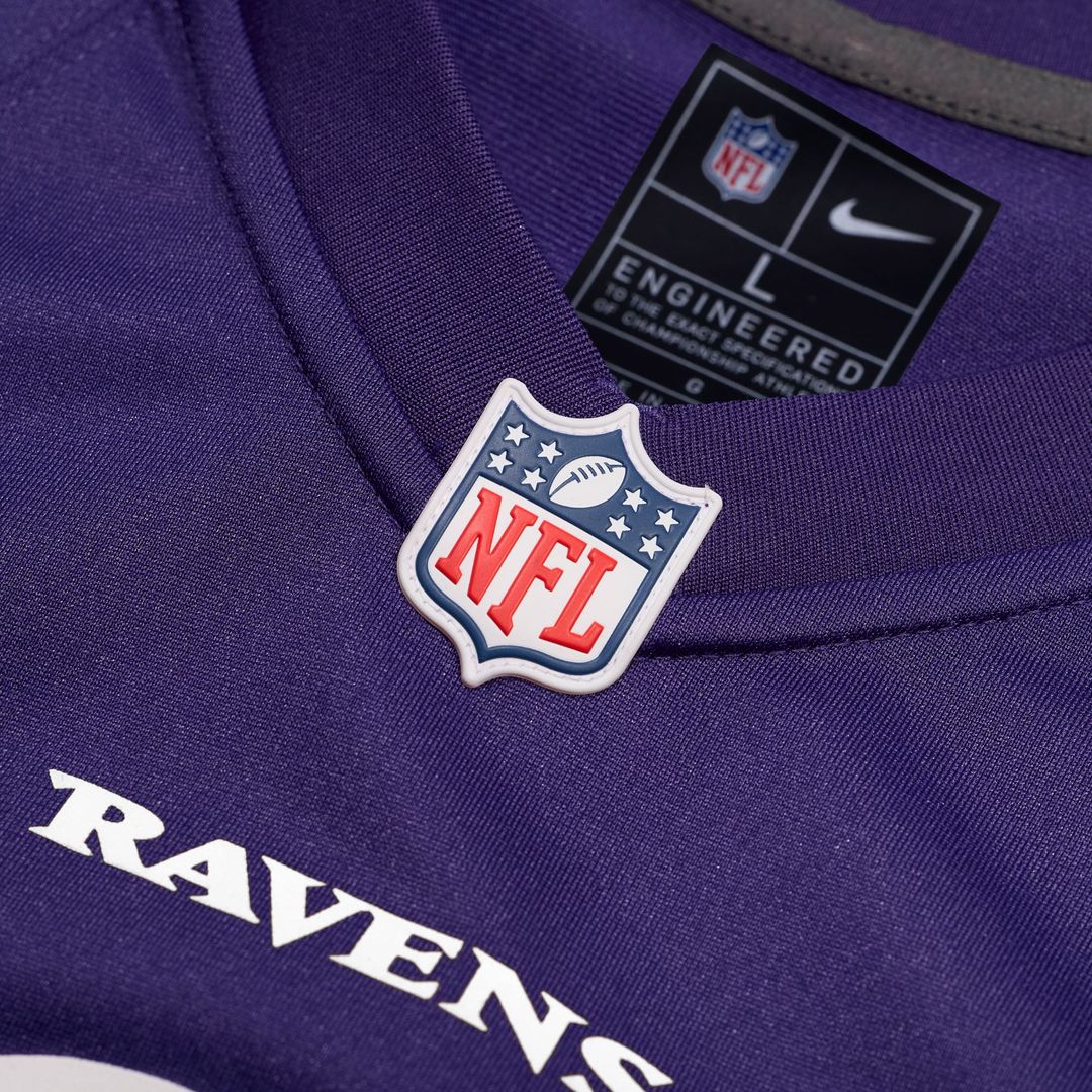 Baltimore Ravens Steve McNair Nike Purple Game Retired Player Jersey - product image 4