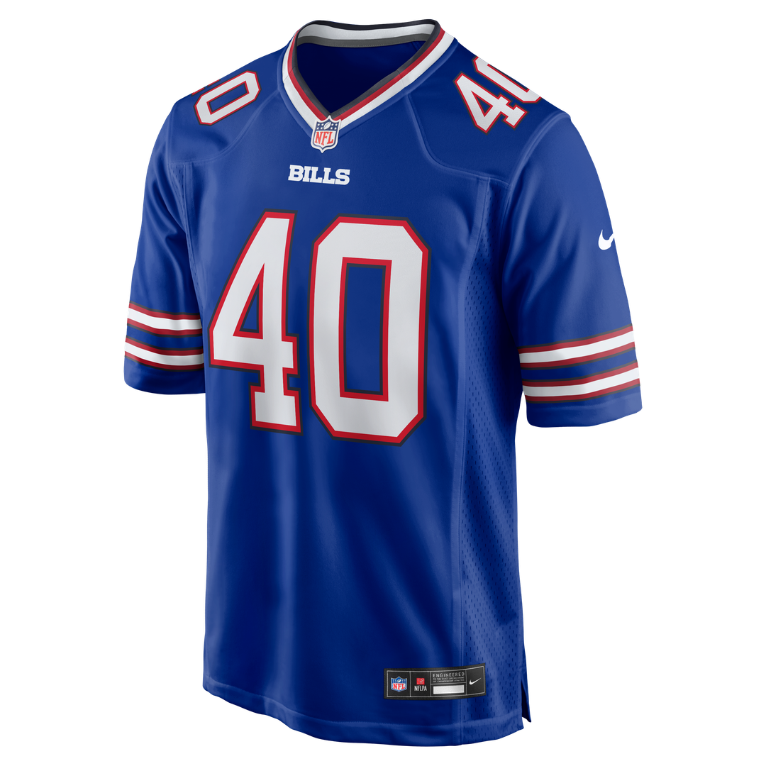 Buffalo Bills Matthew Wright Nike Royal Team Game Jersey - product image 2