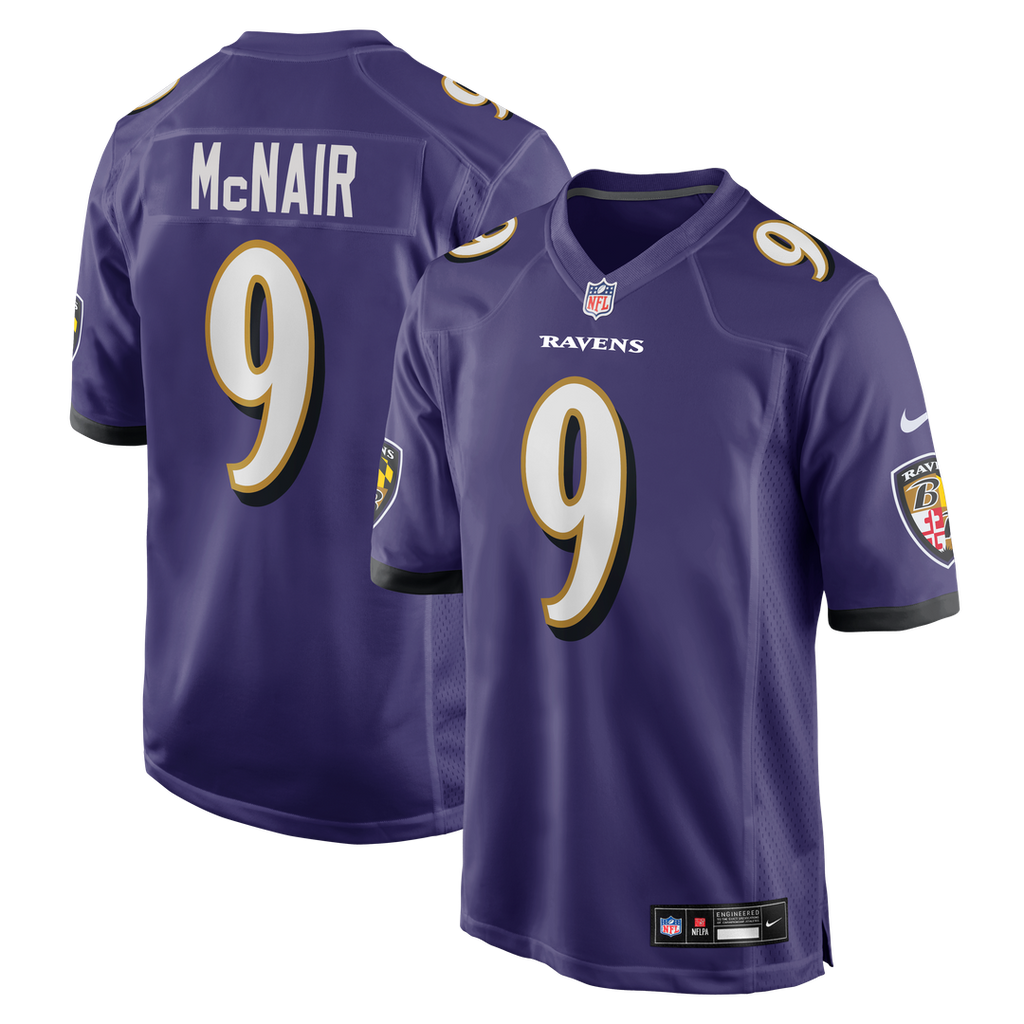 Baltimore Ravens Steve McNair Nike Purple Game Retired Player Jersey - product image 1