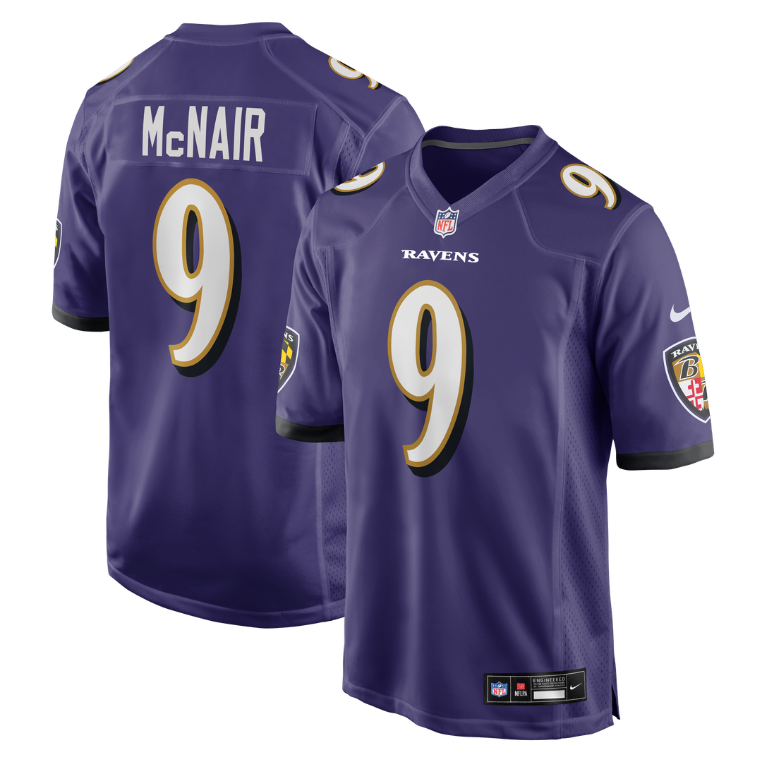 Baltimore Ravens Steve McNair Nike Purple Game Retired Player Jersey - product image 1