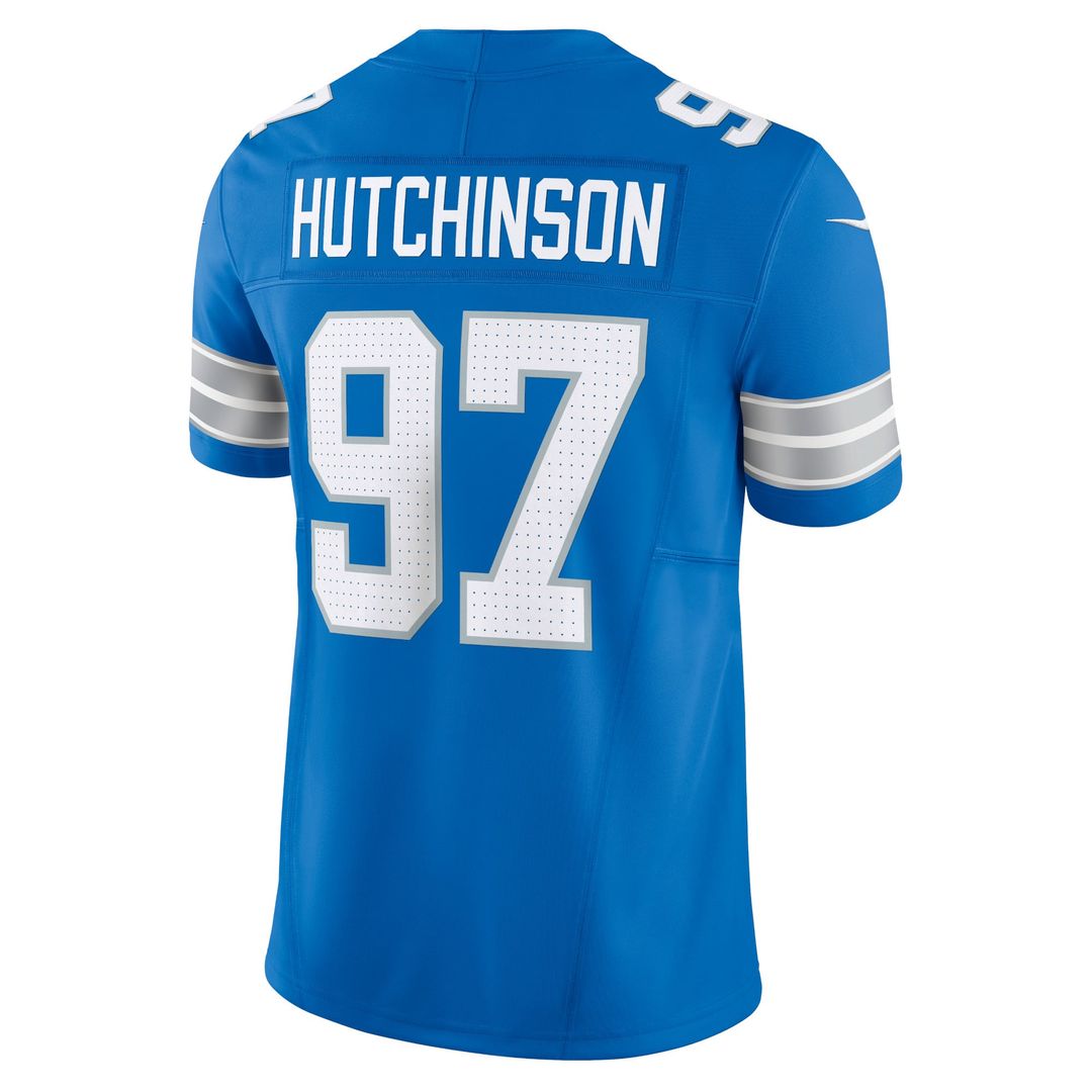 Detroit Lions Aidan Hutchinson Nike Blue Team Vapor F.U.S.E. Limited Jersey - product image 3