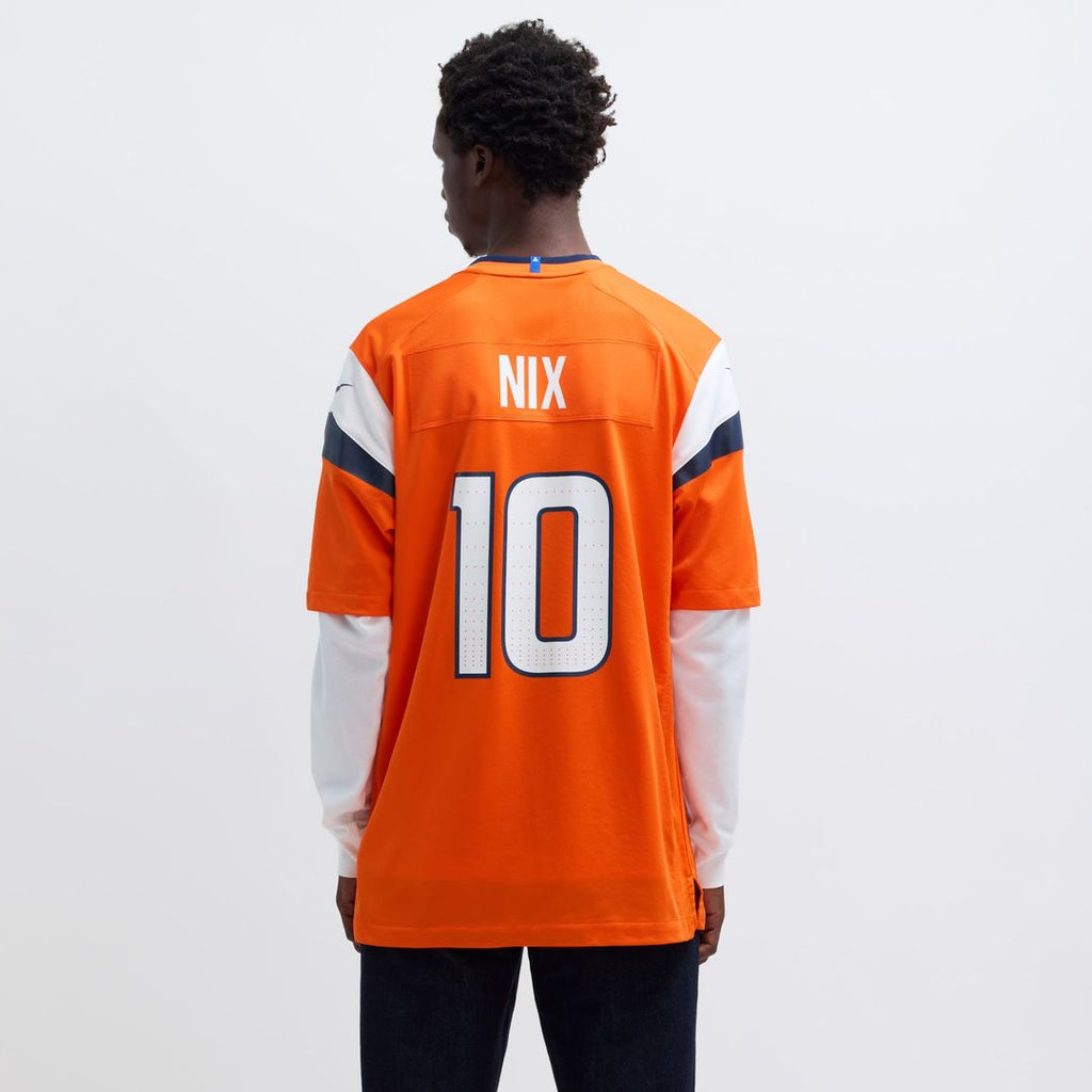 Denver Broncos Bo Nix Nike Orange Player Game Jersey - product image 5