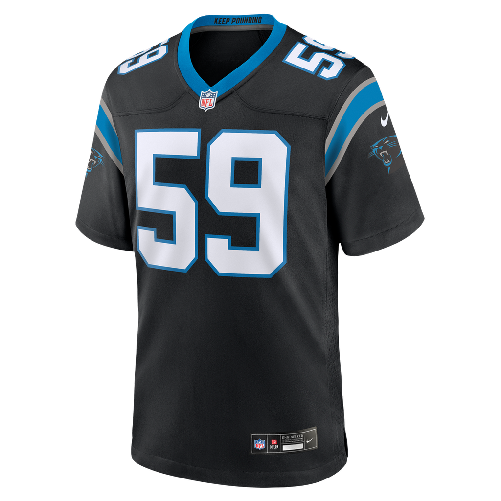 Carolina Panthers Luke Kuechly Nike Black Team Game Jersey - product image 2