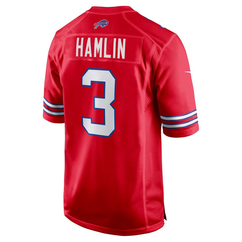 Buffalo Bills Damar Hamlin Nike Red Alternate Game Jersey - product image 3