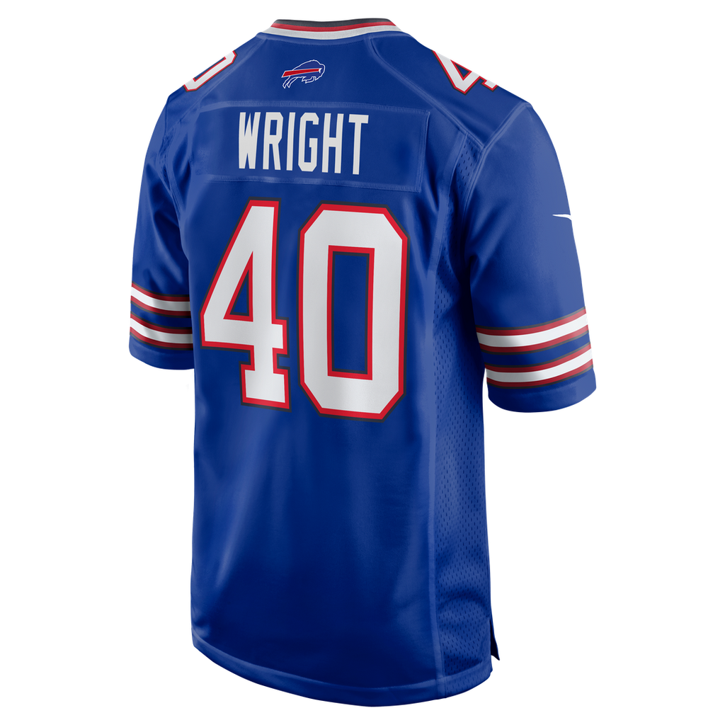 Buffalo Bills Matthew Wright Nike Royal Team Game Jersey - product image 3