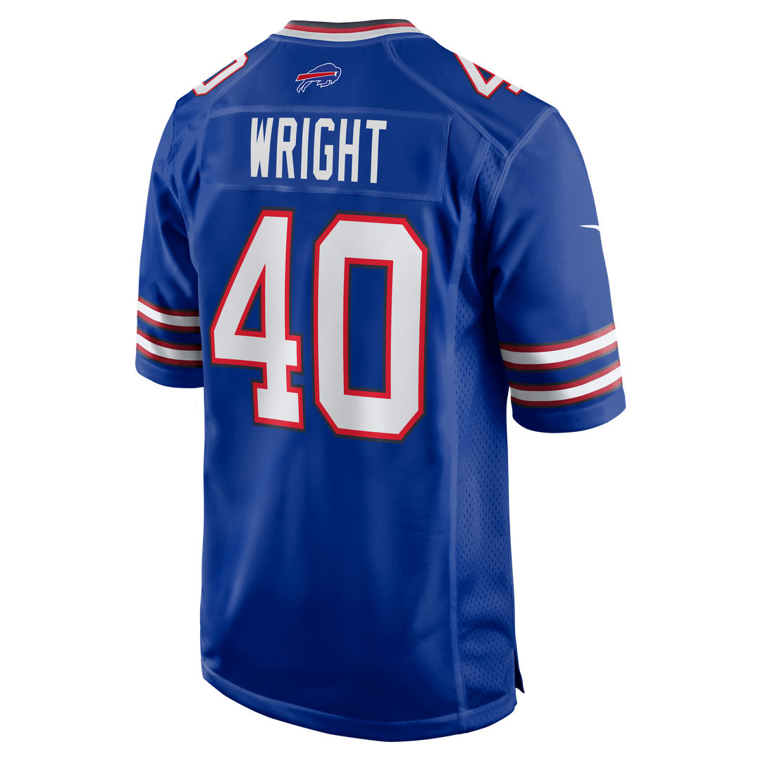 Buffalo Bills Matthew Wright Nike Royal Team Game Jersey - product image 3