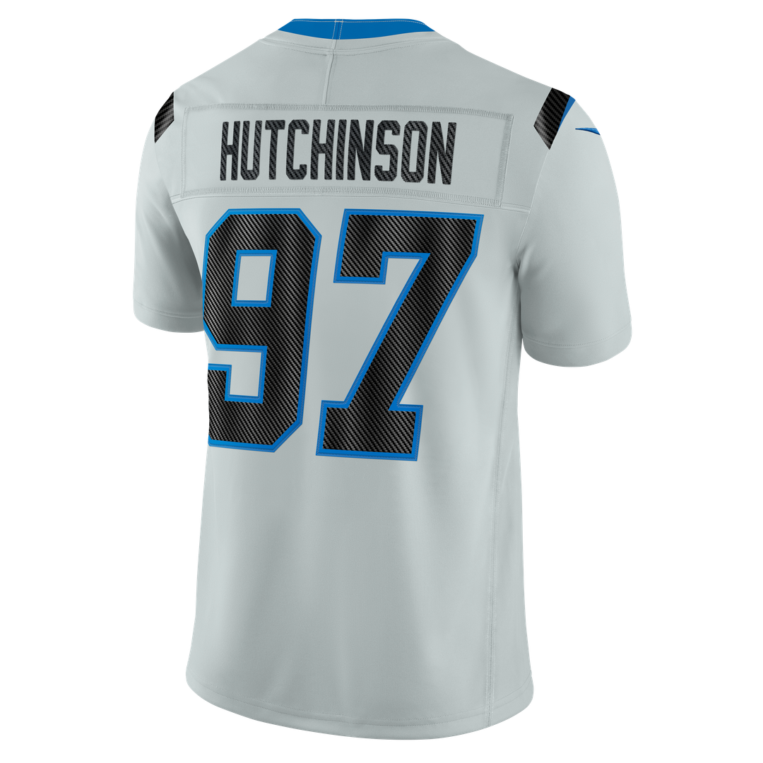 Detroit Lions Aidan Hutchinson Nike Silver 2026 Rivalries Collection Stitched Limited Jersey - product image 3