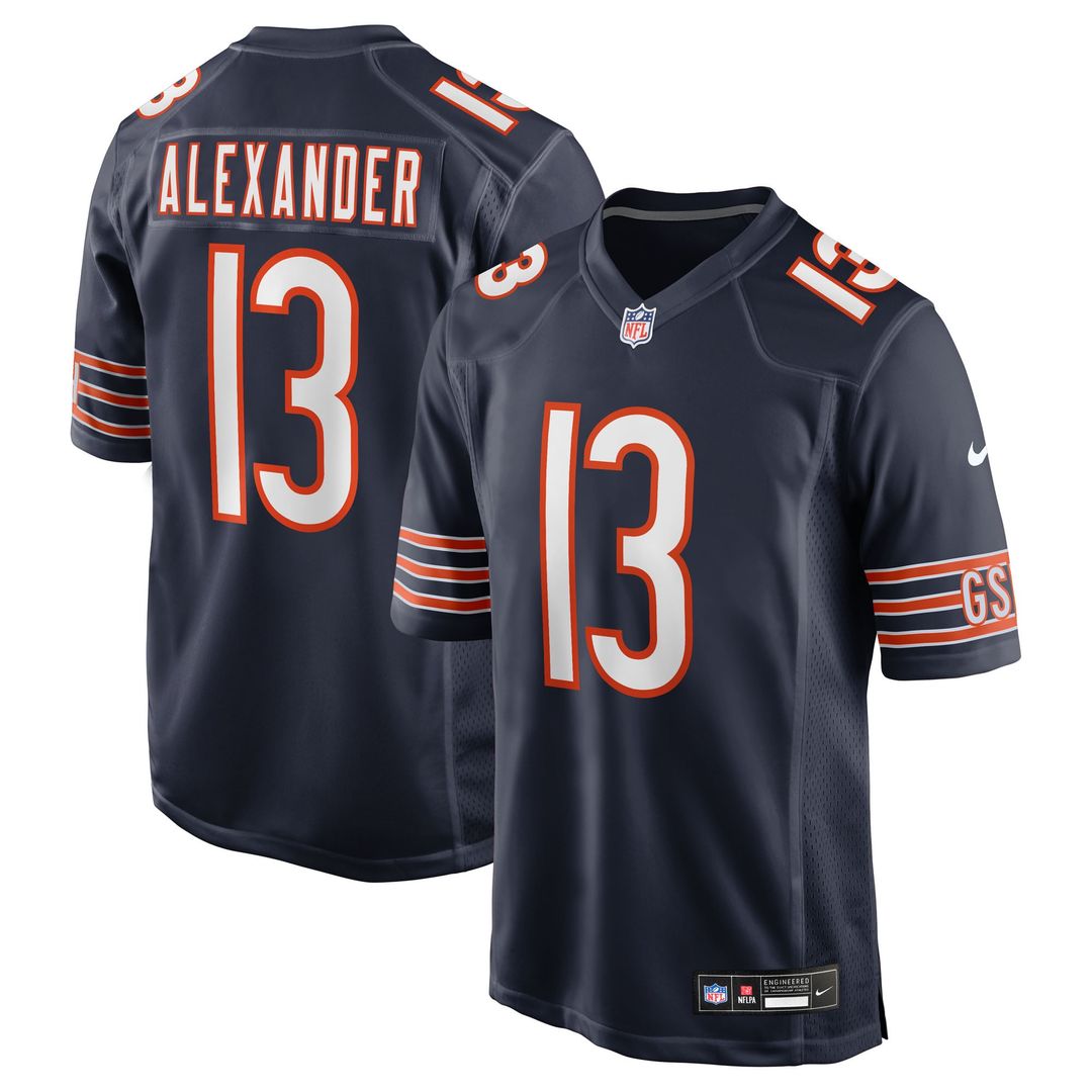 Chicago Bears Maurice Alexander Nike Navy Team Game Jersey - product image 1