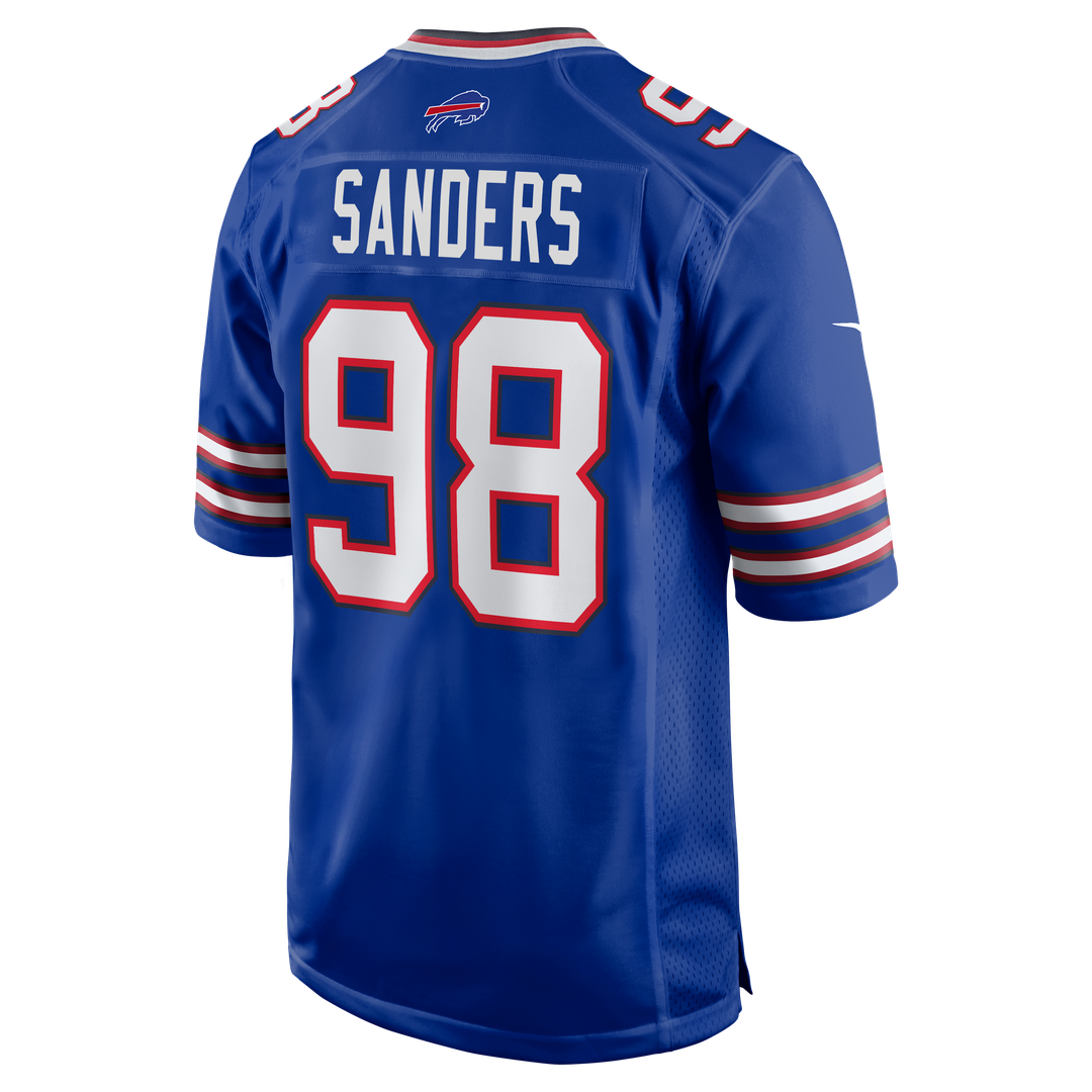 Buffalo Bills T.J. Sanders Nike Royal Team Game Jersey - product image 3