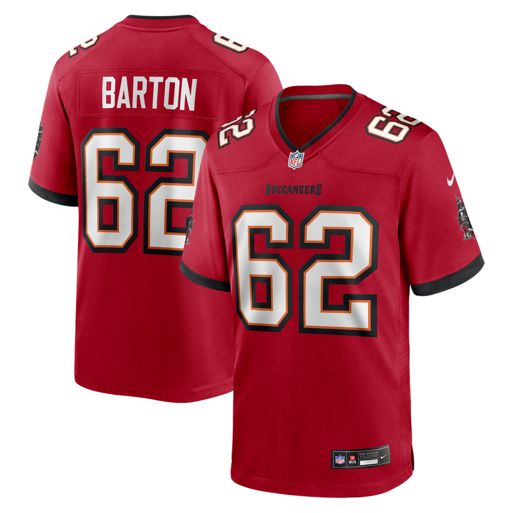 Graham Barton Pick No. 26 Nike Red Player Game Jersey - product image 1