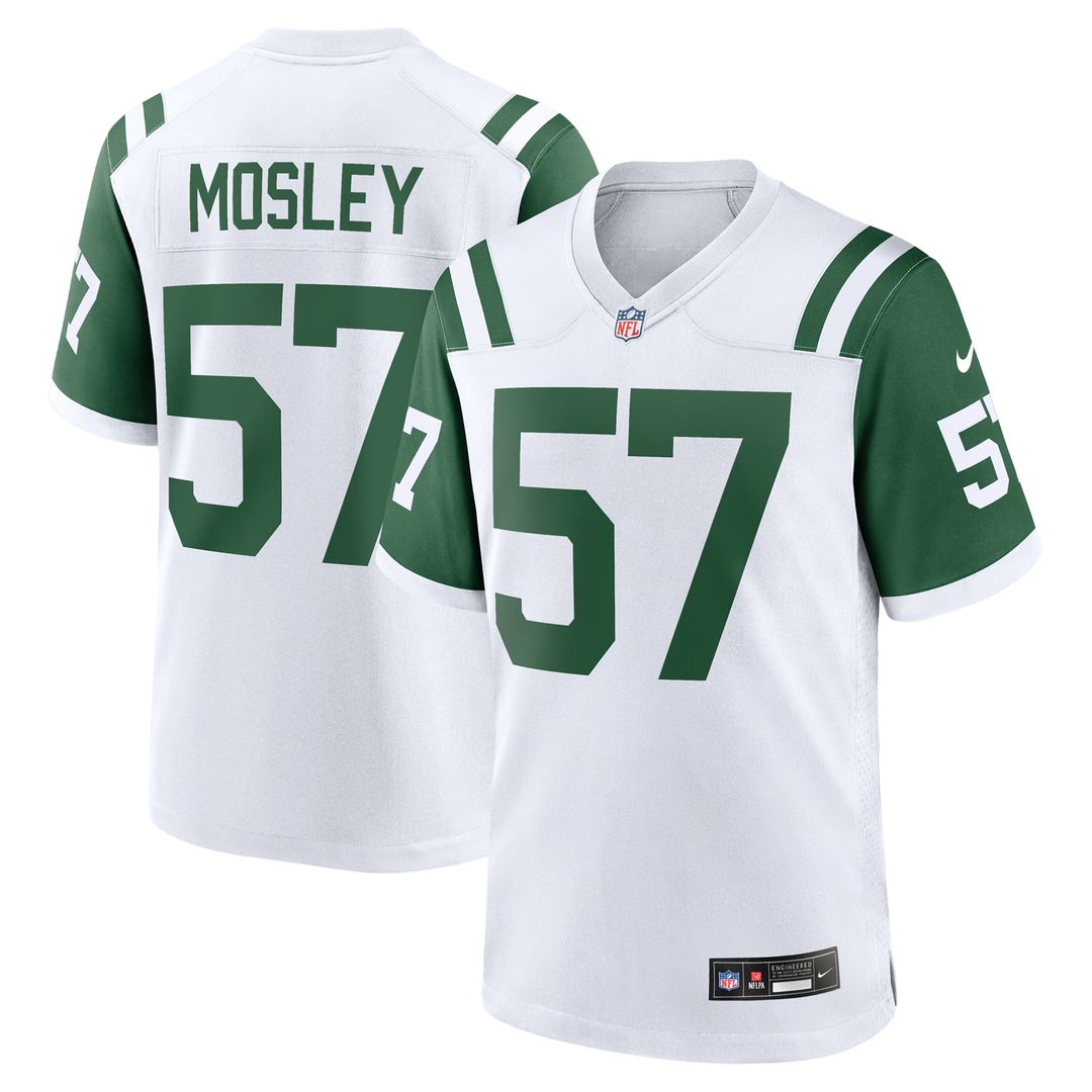 New York Jets C.J. Mosley Nike White Classic Alternate Game Jersey - product image 4