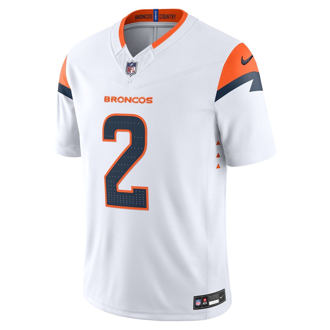 Denver Broncos Pat Surtain II Nike White Vapor F.U.S.E. Stitched Limited Jersey - product image 2