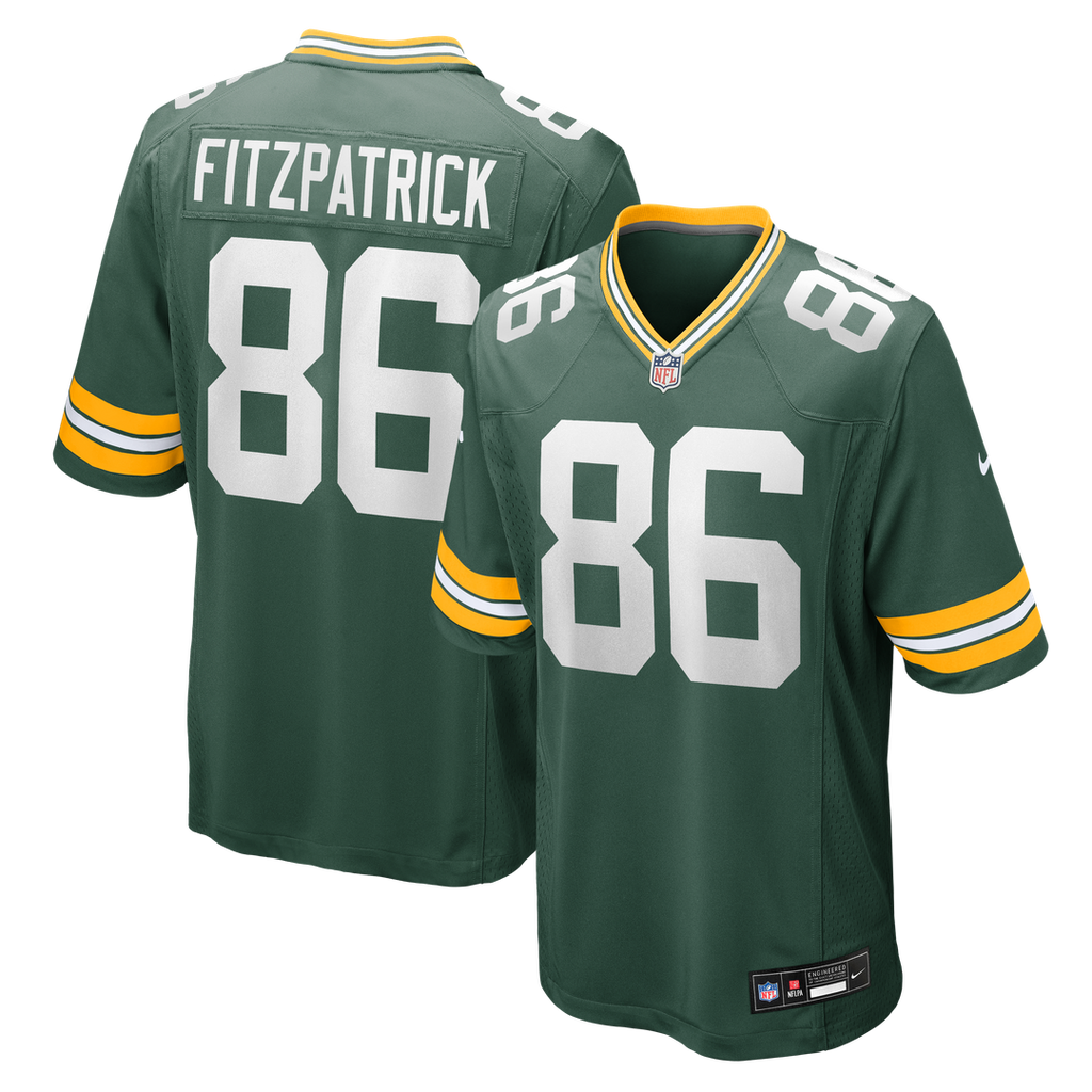 Green Bay Packers John FitzPatrick Nike Green Team Game Jersey - product image 1