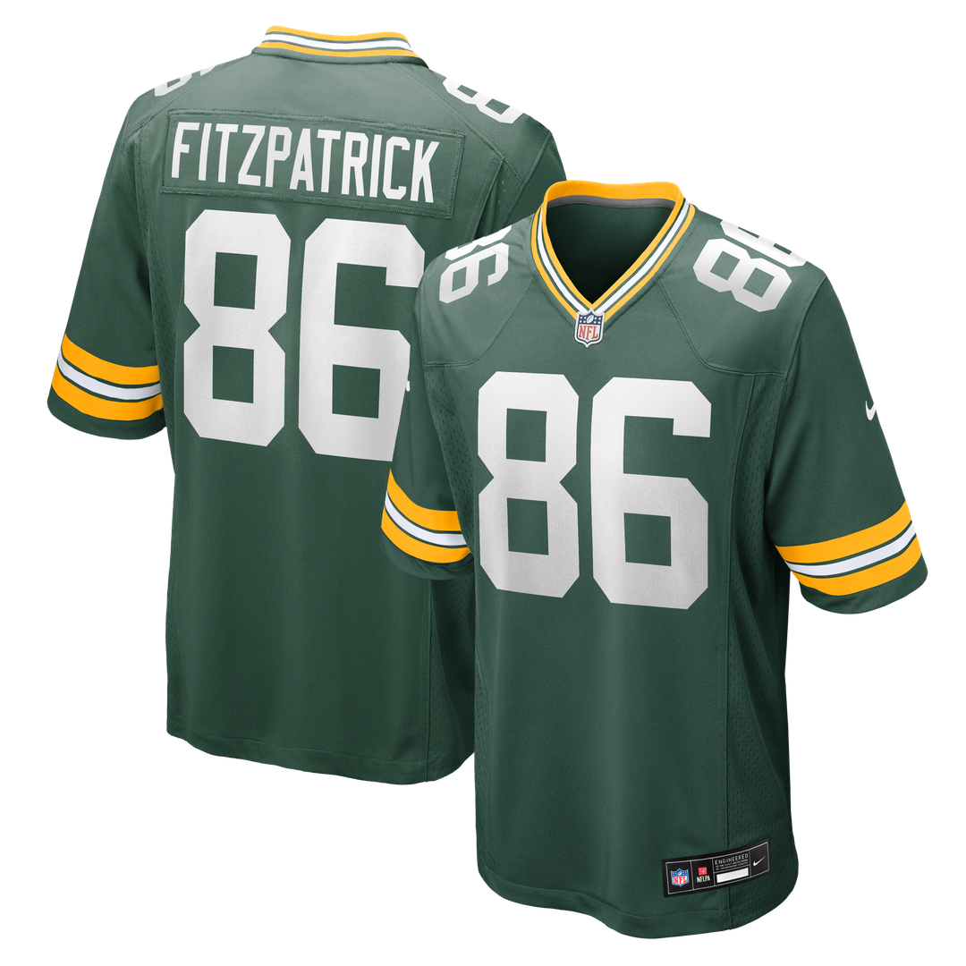 Green Bay Packers John FitzPatrick Nike Green Team Game Jersey - product image 1