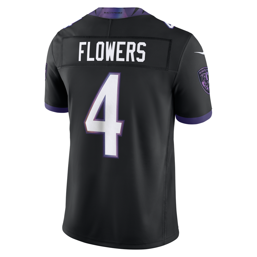 Baltimore Ravens Zay Flowers Nike Black Alternate Alternate Vapor F.U.S.E. Stitched Limited Jersey - product image 3
