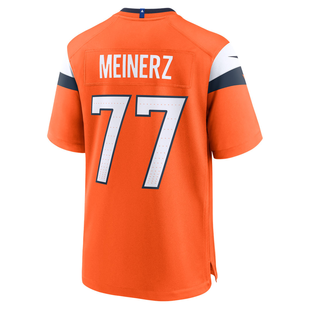 Denver Broncos Quinn Meinerz Nike Orange Team Game Jersey - product image 3