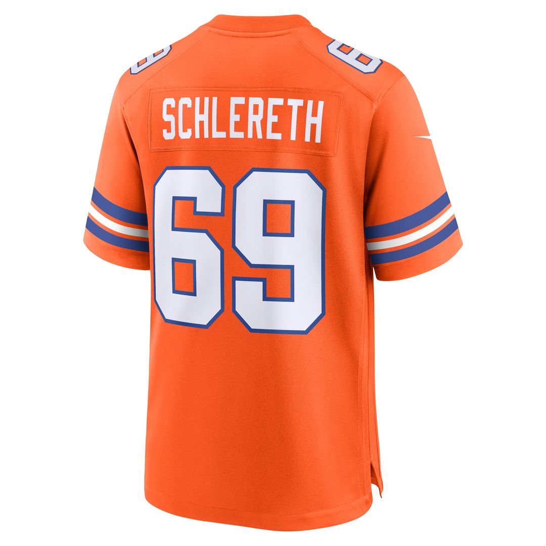 Denver Broncos Mark Schlereth Nike Orange Retired Player Alternate Game Jersey - product image 3