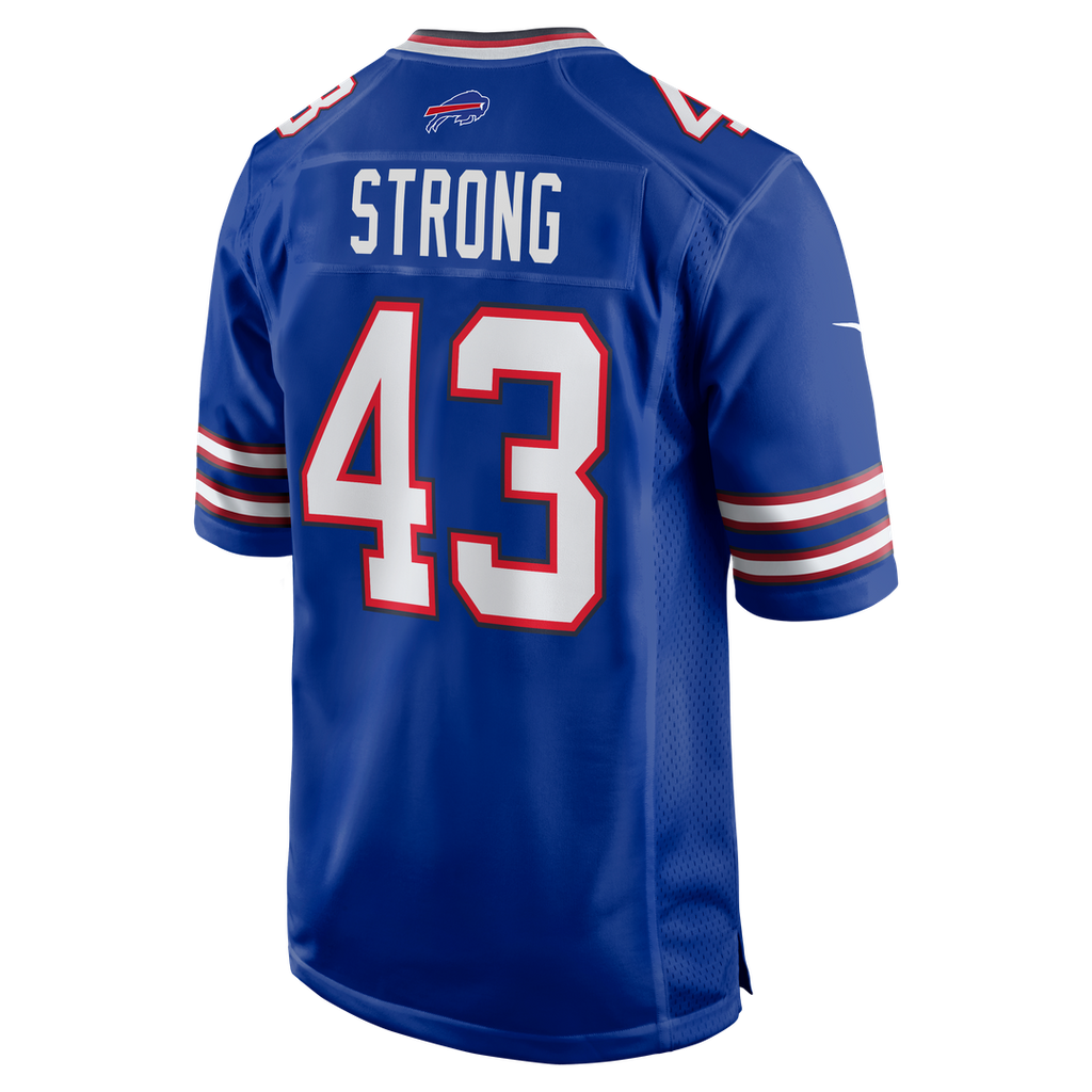 Buffalo Bills Dorian Strong Nike Royal Team Game Jersey - product image 3