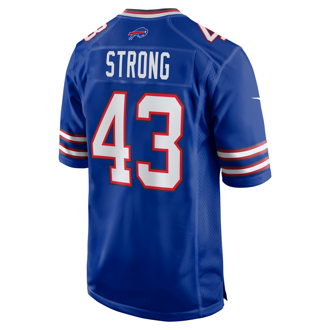 Buffalo Bills Dorian Strong Nike Royal Team Game Jersey - product image 3