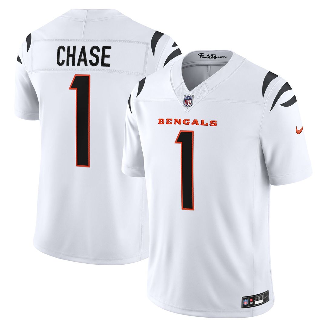 Cincinnati Bengals Ja'Marr Chase Nike Orange Alternate Vapor F.U.S.E. Stitched Limited Jersey - product image 10
